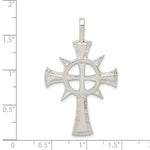 Sterling Silver Iona Cross Pendant - Product Photo