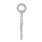 Sterling Silver Dove Cross Charm - Product Photo