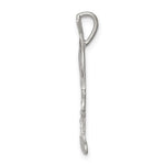 Sterling Silver Diamond Cut Palm Trees Pendant Charm - Product Photo