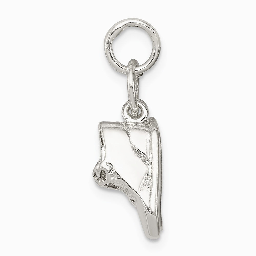 Sterling Silver Baby Shoes Charm - Product Photo