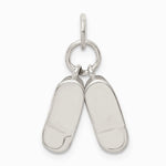 Sterling Silver Baby Shoes Charm - Product Photo