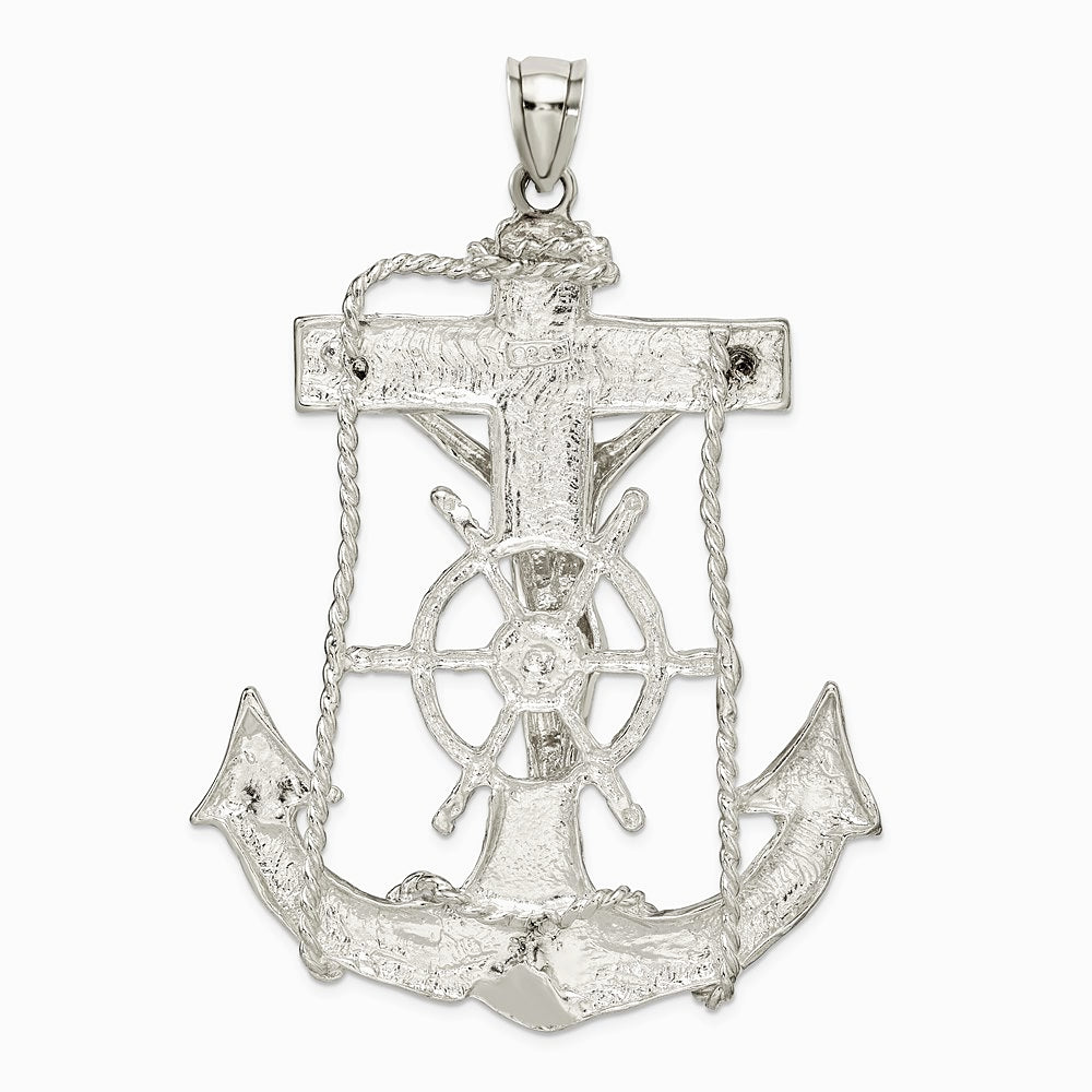Sterling Silver Mariner Cross Pendant - Product Photo
