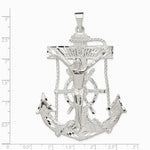 Sterling Silver Mariner Cross Pendant - Product Photo