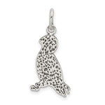 Sterling Silver Antiqued Puffin Charm - Product Photo