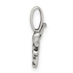 Sterling Silver Bull with Horns Pendant - Product Photo
