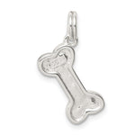 Sterling Silver Dog Bone Charm - Product Photo