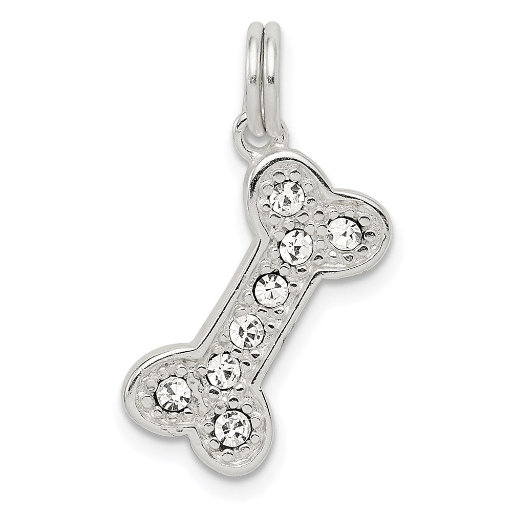 Sterling Silver Dog Bone Charm - Product Photo