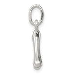 Sterling Silver Polished Bone Charm - Product Photo