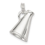 Sterling Silver Rhodium-plated Megaphone Charm - Product Photo