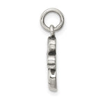 Sterling Silver Antique I (heart) Soccer Charm - Product Photo