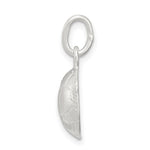 Sterling Silver Diamond Cut Soccer Ball Charm - Product Photo