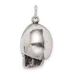 Sterling Silver Skull Pendant - Product Photo