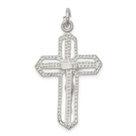 Sterling Silver Crucifix Pendant - Product Photo