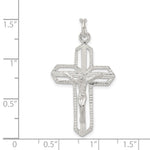 Sterling Silver Crucifix Pendant - Product Photo