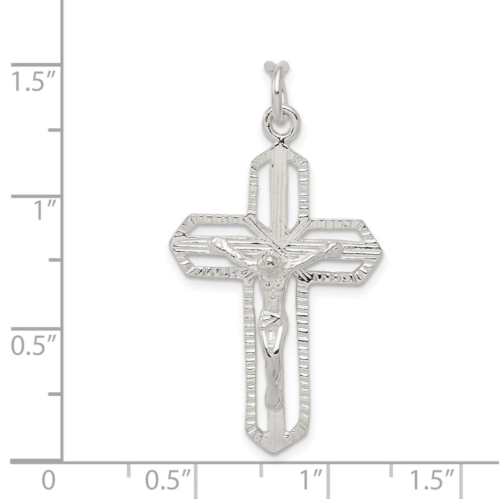 Sterling Silver Crucifix Pendant - Product Photo