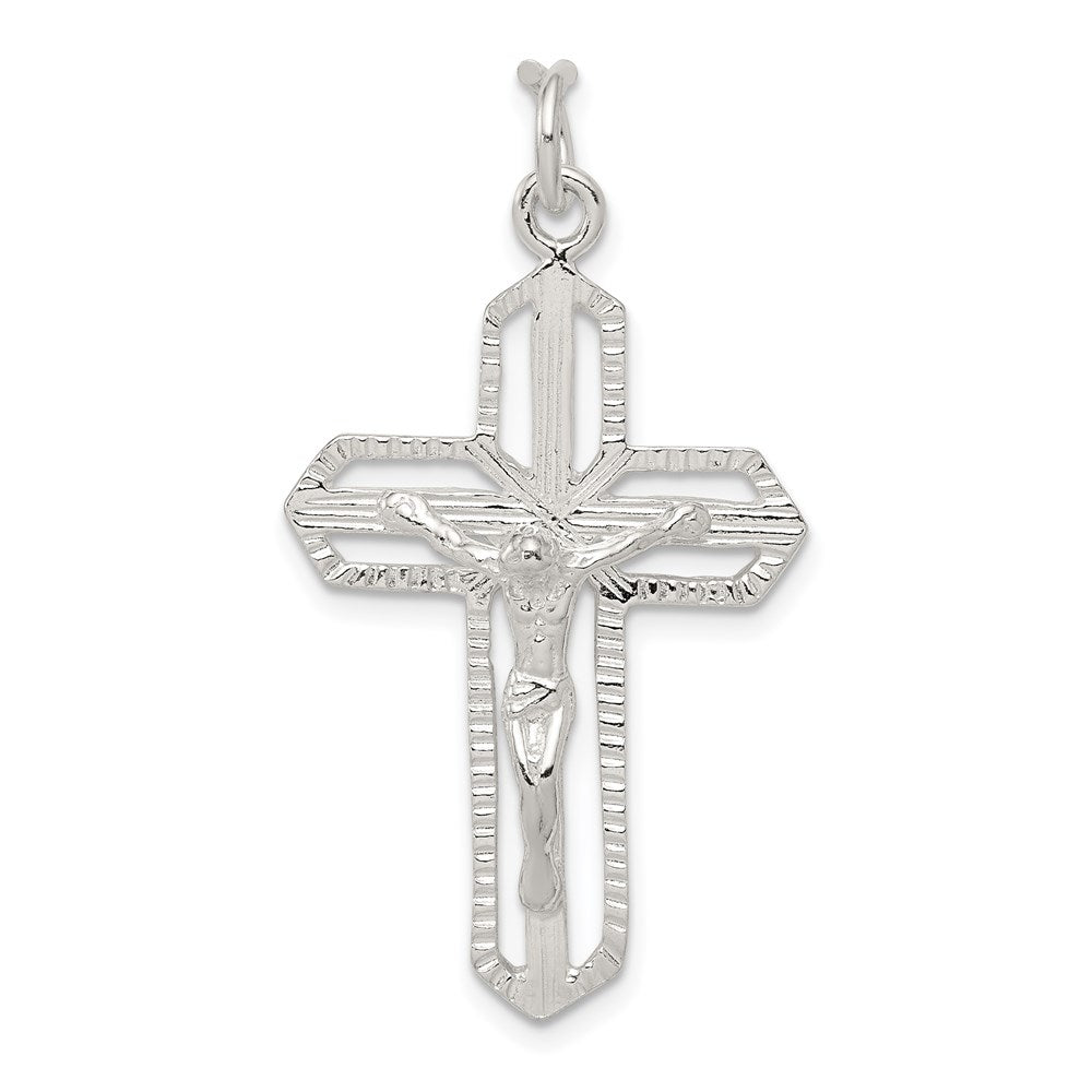 Sterling Silver Crucifix Pendant - Product Photo