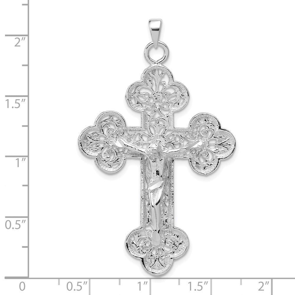 Sterling Silver Crucifix Pendant - Product Photo