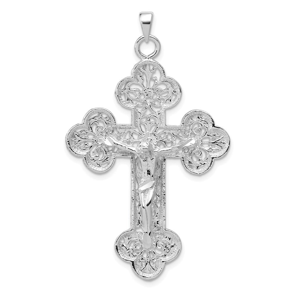 Sterling Silver Crucifix Pendant - Product Photo