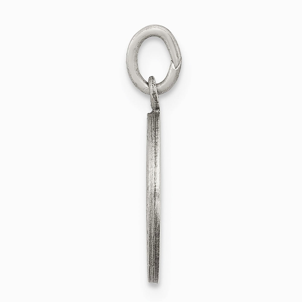 Sterling Silver Antiqued Divino Nino Medal (Divine Infant Jesus) - Product Photo