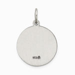 Sterling Silver Antiqued Holy Trinity Medal - Product Photo
