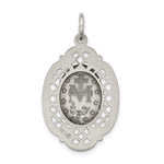 Sterling Silver Antiqued Miraculous Medal - Product Photo