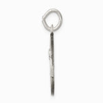 Sterling Silver Antiqued Sacred Heart of Mary Medal - Product Photo