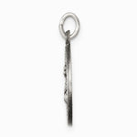 Sterling Silver Antiqued Saint Lucy Medal - Product Photo