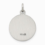 Sterling Silver Antiqued Saint Gerard Medal - Product Photo