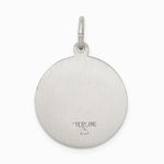 Sterling Silver Antiqued Saint Mark Medal - Product Photo