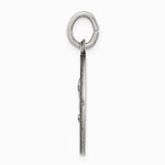 Sterling Silver Antiqued Saint Matthew Medal - Product Photo