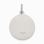 Sterling Silver Antiqued Saint Roch Medal - Product Photo
