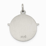 Sterling Silver Antiqued Holy Spirit Medal - Product Photo