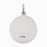 Sterling Silver Antiqued Holy Spirit Medal - Product Photo
