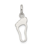 Sterling Silver Foot Charm - Product Photo