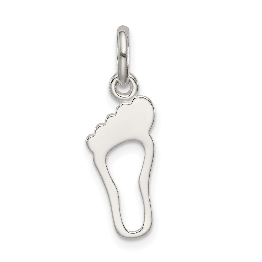 Sterling Silver Foot Charm - Product Photo