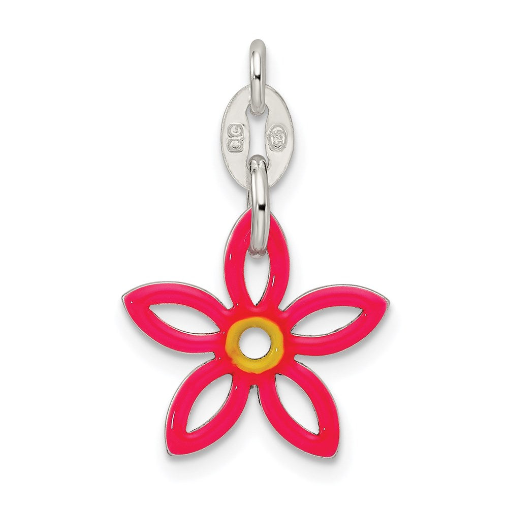 Sterling Silver Enameled Charm - Product Photo