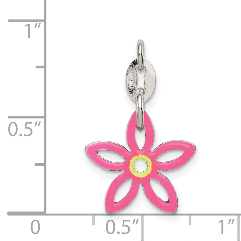 Sterling Silver Enameled Charm - Product Photo