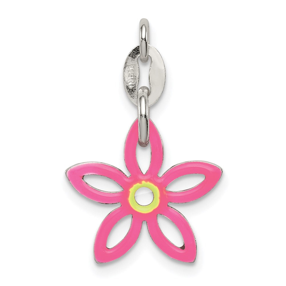 Sterling Silver Enameled Charm - Product Photo
