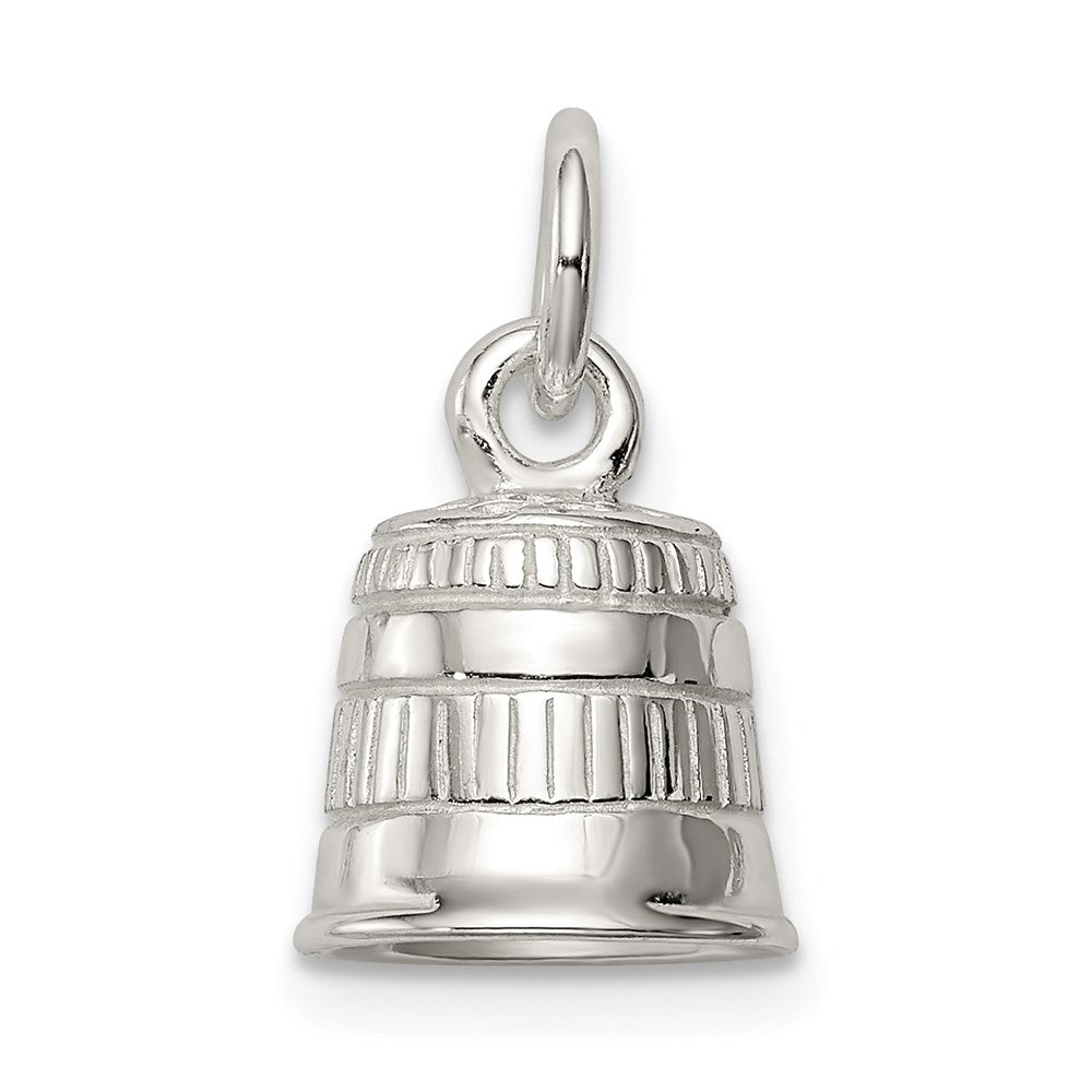 Sterling Silver Thimble Charm - Product Photo