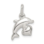 Sterling Silver Dolphin Pendant - Product Photo