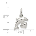 Sterling Silver Dolphin Pendant - Product Photo