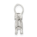Sterling Silver Dachshund Pendant - Product Photo