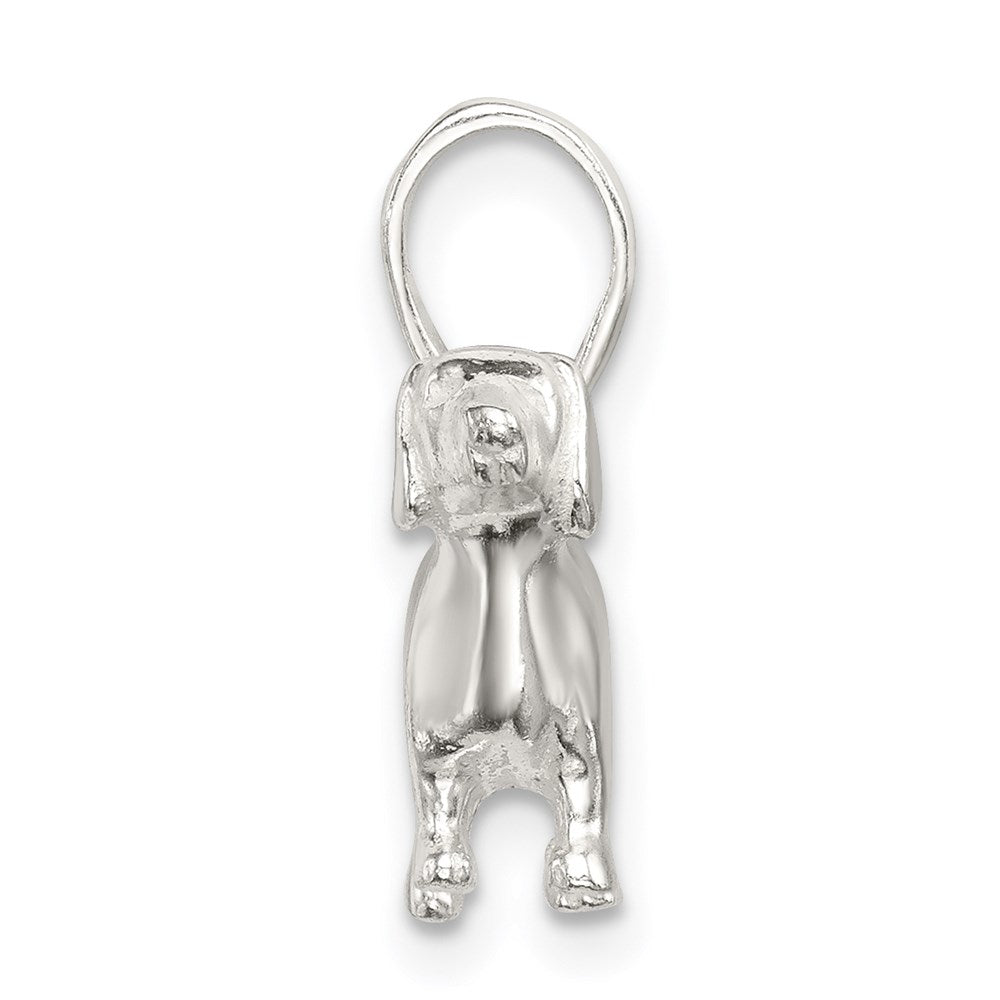 Sterling Silver Dachshund Pendant - Product Photo