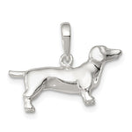 Sterling Silver Dachshund Pendant - Product Photo
