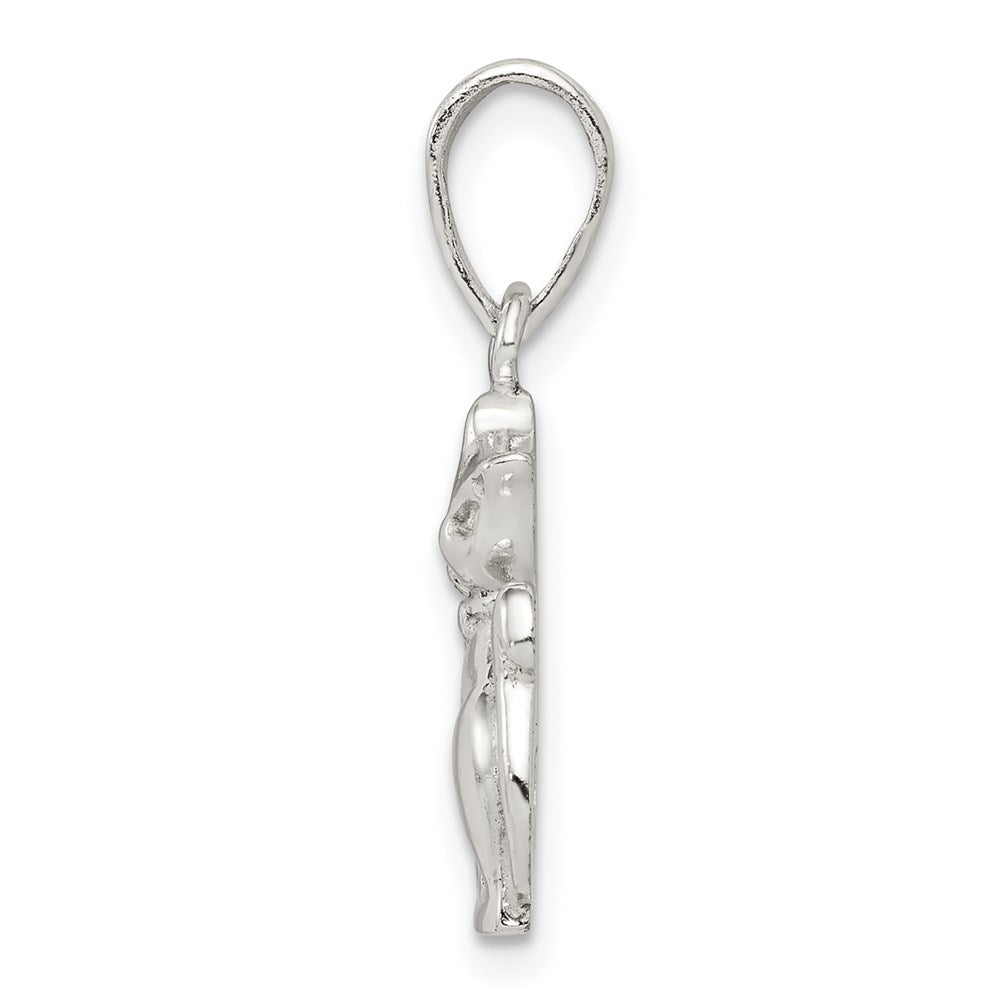 Sterling Silver Cats Pendant - Product Photo