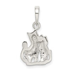Sterling Silver Cats Pendant - Product Photo