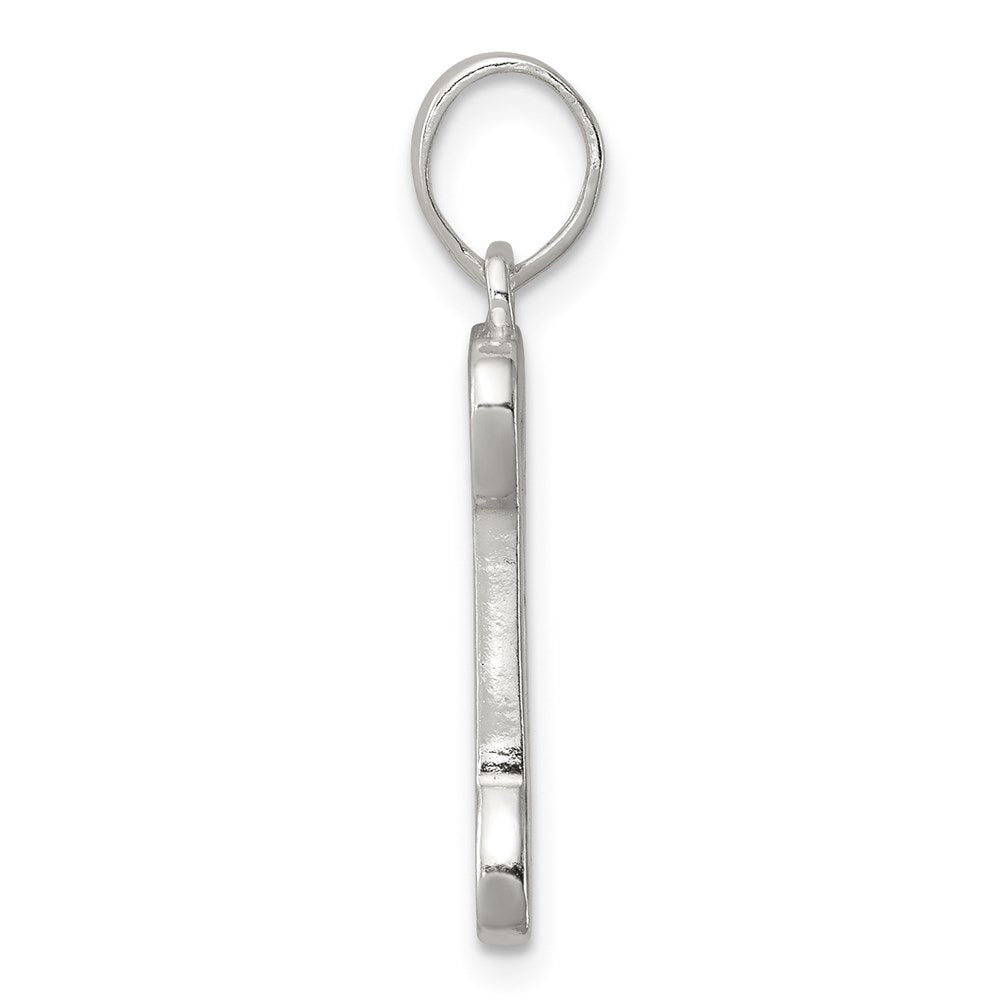 Sterling Silver Bone Pendant - Product Photo