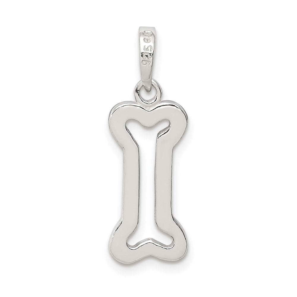 Sterling Silver Bone Pendant - Product Photo
