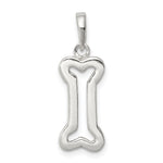 Sterling Silver Bone Pendant - Product Photo