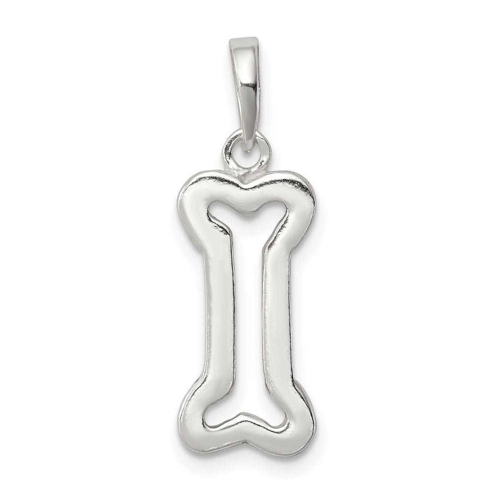 Sterling Silver Bone Pendant - Product Photo